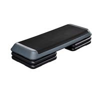 Yaheetech Step da Aerobica Piattaforma Step con 3 Altezze Regolabili Stepper per Fitness per Allenamento Domestico Palestra Ufficio 109,5 x 42 cm Grigio