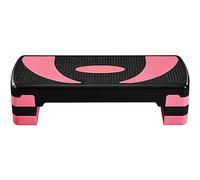 Yaheetech Step da Aerobica Piattaforma Step Regolabili con 3 Altezze 10/15/20cm Esercizio Allenamento Stepper per Fitness per Domestico Palestr con Base Antiscivolo 79,5 x 30 cm sostenere 250 kg
