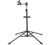Yaheetech Supporto Cavalletto per Manutenzione Riparazione Bicicletta Pieghevole Regolabile Universale Rotazione 360° Staffa Supporta 30 kg Nero e Blu