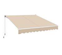 Yaheetech Tenda da Sole a Bracci Estensibili Avvolgibile Impermeabile da Esterno