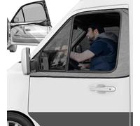 Yahenda Van Window Bug Screen 47 x 33 Inches Universal Cars Sun Protection Net Breathable Mesh Car Window Covers Car Shades for Front Windows Magnetic Suction Privacy Protection for Van SUV Cars