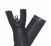 YaHoGa 2 pezzi 80 cm # 5 separare cerniere Chiusure lampo per Jacket cucire cappotti giacca plastica cerniere (80cm 2 pezzi)