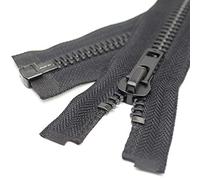 YaHoGa 60 cm #10 grandi separare cerniere lampo metallo Chiusure lampo per Jacket cucire cappotti giacca (60 cm)