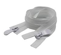 YaHoGa 80 cm #8 cerniera plastica divisibile a 2 vie cerniera bianca per cappotto giacche (RZTW bianco)