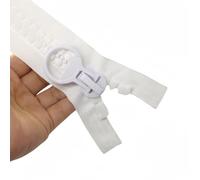 YaHoGa Cerniere separatrici in plastica super grandi per tende, cappotti, cappotti, coperture per barche, tela, resistenti, grandi cerniere Vislon da 213,4 cm
