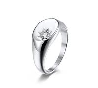 YAHOYA 316L Acciaio Inossidabile Nichel e Piombo Free Zircone Paved Star Singet Rings per Le Donne Ladies Tarnish Free Party's Jewelry Gold Ring
