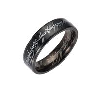 YAHOYA Acciaio al Titanio One Ring of Power Ring for Men Women Gold Color Stainless Steel Fashion Jewelry Movie of Ring
