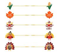 YAHPERN 12 fermagli per capelli autunnali da donna, per il Ringraziamento, raccolto tacchino, foglia d'acero, zucca, forcine per capelli autunnali, accessori per capelli, feste in costume, regali per