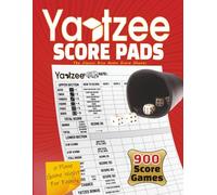 Yahtzee Score Pads: Board Dice Game Scoring Sheets With Guide and Totals For Family & Friends Nights