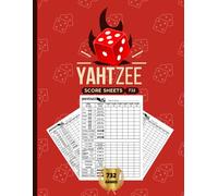 Yahtzee Score Sheets Book: Classic Scorekeeping Book for Yahtzee Dice Game | Suitable for Kids, Adults & Seniors | 8.5 x 11 Inches