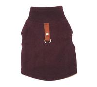 YAHU Vestiti per Cani da Compagnia in Caldo Pile Scozzese Vintage Autunno Inverno Gilet Ispessito Cappotto Cani di Taglia Piccola e Media Costume Caldo Anello di trazione