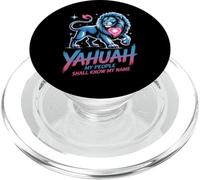 Yahuah Leone di Giuda fede ebraica Yashrael Design PopSockets PopGrip per MagSafe
