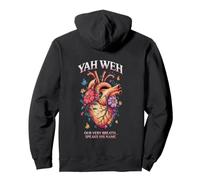 Yahweh Il Nostro Stesso respiro Parla Il Suo Nome Bibbia Fiori polmonari Felpa con Cappuccio