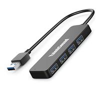 YaimhSound - Hub USB a 4 porte 3.0, splitter USB per computer portatile, tastiera e mouse per Dell, Asus, HP, MacBook Air, Surface Pro, Acer, Xbox, Flash Drive, HDD, console, stampante, fotocamera
