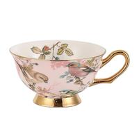 YAIUNHIQ Tazze da tè in Porcellana fine Bone China, Tazza da caffè e piattino, Servizio da tavola, Tazza da caffè in Porcellana, Tazza da tè in Ceramica,F