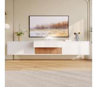 YAIXBNG Mobile TV moderno, supporto TV, supporto TV, supporto TV inferiore, supporto TV dal design unico, può contenere un proiettore. 180 x 34 x 30 cm (lunghezza x larghezza x altezza)