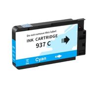 YAJBHnzpt Cartuccia d'inchiostro 937 937e 937XL compatibile con OfficeJet Pro 9110b 9120 9130 9720 9730(1pc Cyan)