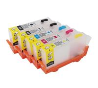 YAJBHnzpt Cartuccia riutilizzabile da 5 pezzi per cartuccia d'inchiostro 564 con chip compatibile con i modelli di stampante PhotosmartPlus B209a B210a 3522 5510 5511 B109a 564