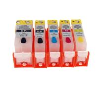 YAJBHnzpt PGI-425 CLI-426 Cartuccia di inchiostro ricaricabile 5 Colore Compatibile con modelli di stampante MG8140 MG6140 MG5140 MG5240 IP4840 IX6540 MX884 per parte PGI-425 CLI-426 con chips ARC
