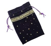 Yajimsa 6 sacchetti di velluto spessi - Borsa spirituale per tarocchi e cubi - Sacchetti di velluto per disegnare biglietti di tarocchi e oracoli, cristalli