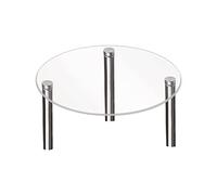 Yajimsa Alzata per Cupcake, Vassoio da Portata, Alzata Trasparente impilabile per Cupcake, Torre, per Cupcake, Ciambelle, Frutta, Dolci, Pizza