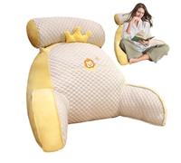 Yajimsa Cuscino da Lettura - Comodo Cuscino da Lettura per Letto con Braccia E Cuscino Cervicale Rimovibile | per Leggere/Rilassarsi/Guardare La TV