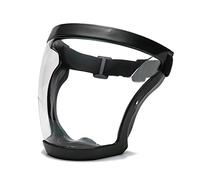 Yajimsa Protezione per viso, regolabile, trasparente, protezione per viso in plastica con protezione, protezione igienica, antigoccia, paraspruzzi in PVC riutilizzabili? 9 colori?