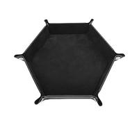 Yajimsa Vassoio per rotolare i Dadi,Supporto in Pelle PU | Supporto Portatile in Pelle PU per Ciotole per Giochi da Tavolo, Giochi di Dadi per Famiglie Come Rpg Regalo per Compleanno