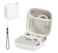 YAJOJO Custodia da trasporto per controller GameSir Pocket Taco Bluetooth con cordino, custodia rigida con tasca per GameSir Pocket 1 e accessori, antiurto, colore: bianco