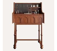 Yajuer Comodino Alto, Comodini mid Century, Cassettiera Alta con Cassetti, Comodino In Legno, Piccoli Comodini per Camera Da Letto Dormitorio(Walnut,60 * 44 * 95cm)