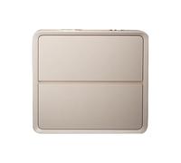 Yajuer Comodino Minimalista, Comodino con Rivestimento In Pelle, Tavolino con 2 Cassetti, Comodino In Legno per Divano Da Soggiorno In Camera Da Letto(Creamy white,35 * 47 * 40cm)