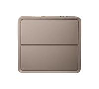 Yajuer Comodino Minimalista, Comodino con Rivestimento In Pelle, Tavolino con 2 Cassetti, Comodino In Legno per Divano Da Soggiorno In Camera Da Letto(Brown,45 * 47 * 40cm)