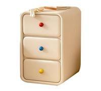 Yajuer Comodino Moderno, Piccolo Comodino, Tavolino Stretto con Cassetti, Mobiletto Stretto, Comodino In Legno per Piccoli Spazi(White,30 * 40 * 50cm)