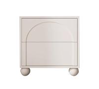 Yajuer Comodino Piccolo, Comodino In Legno con 2 Cassetti, Comodino Semplice, Grande Tavolino Moderno per Camera Da Letto E Piccoli Spazi(30 * 40 * 50cm)