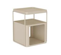 Yajuer Comodino, Torre Di Stoccaggio Verticale, Piccolo Comodino Tavolino Laterale, Comodino Comodino Mobili per Camera Da Letto Armadio Corridoio(Cream)
