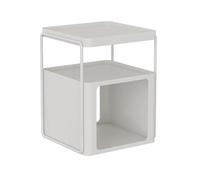 Yajuer Comodino, Torre Di Stoccaggio Verticale, Piccolo Comodino Tavolino Laterale, Comodino Comodino Mobili per Camera Da Letto Armadio Corridoio(White)