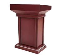 Yajuer Leggii E Podi In Legno, Pulpito per Chiesa Con Spazio Di Archiviazione, Supporto per Podio Portatile per Chiese, Uffici, Seminari, Auditorium, Scuole(60 * 50 * 110cm)