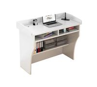 Yajuer Podio, Podio In Legno, Podio Pulpito Supporto Moderno Da Pavimento per Reception, Supporto Portatile per Podio per Ristoranti, Chiese, Seminari(White)
