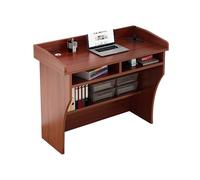 Yajuer Podio, Podio In Legno, Podio Pulpito Supporto Moderno Da Pavimento per Reception, Supporto Portatile per Podio per Ristoranti, Chiese, Seminari(Red)