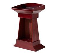 Yajuer Supporto per Podio In Legno, Piccolo Banco Reception, Supporto per Leggio Stabile Da Pavimento, Leggio per Leggio per Chiese, Aule, Discorsi