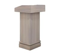 Yajuer Supporto per Podio In Legno, Pulpito con Base Pesante In Legno, Supporto per Podio Portatile, Supporto per Hostess per Leggio per Presentazioni In Chiesa