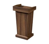 Yajuer Supporto per Podio In Legno, Supporto Portatile per Podio, Supporto per Hostess con Foro per Cavi, Supporto per Podio per Presentazione A Leggio In Chiesa, Aula