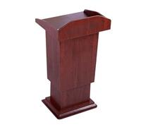 Yajuer Supporto per Podio, Podi Su Ruote, Pulpito Della Chiesa con Contenitore E Ruote, Leggii E Podi, Podio In Legno per Chiese, Seminari, Scuole(Red,60 * 50 * 100cm)