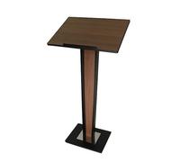 Yajuer Supporto per Podio Portatile, Leggio Portatile, Podio per Reception Clienti Da Pavimento, Podio per Chiesa Resistente E Pulpito per Chiese(Brown)