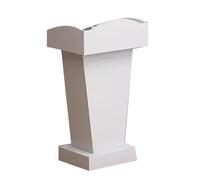 Yajuer Supporto Per Podio, Supporto Per Leggio In Legno, Piattaforma Portatile Per Lezioni E Discorsi Con Spazio Di Archiviazione, Leggii E Podi Per Ristoranti, Chiese, Seminari(White)