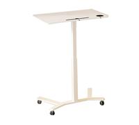 Yajuer Supporto per Podio, Supporto per Leggio Per Presentazioni con Telaio In Acciaio Resistente E Ruote, Scrivania per Lettura In Piedi, per Aule, Matrimoni, Conferenze, Concerti(White)