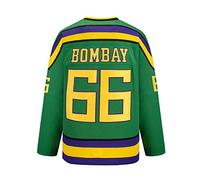 Yajun Greg Goldberg #33 Mighty Ducks Film Maglie da Hockey su Ghiaccio NHL Uomo Hockey Jersey Felpe Traspirante T-Shirt Sportswears,M