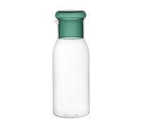Yajuyi Caraffa in Vetro Resistente al Calore con Coperchio Brocca per Acqua Tè Freddo Contenitore Trasparente Adatto a Frigorifero, Verde