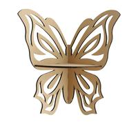 Yajuyi Mensola Angolare a Forma di Farfalla, Supporto Portaoggetti, Stile Boho Minimalista, Idea Regalo, Montaggio a Parete, Organizer per Riporre Oggetti, Style B