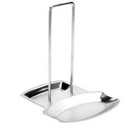 Yajuyi Porta Coperchi Porta Mestoli Scolaposate Supporto Coperchio in Acciaio Inossidabile con Base Rettangolare Raccogligocce per Ordinare Coperchi E Utensili Adatto a Piano Cottura